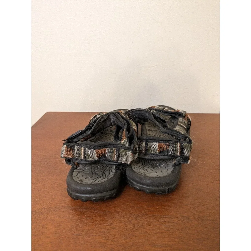 Teva Women's Sandals Brown Gray Adjustable Hook & Loop Straps Size 7.5/8. - Picture 3 of 7